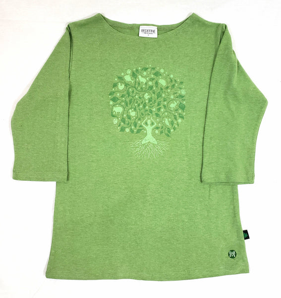 Tree of Compassion 3/4 Sleeve Top